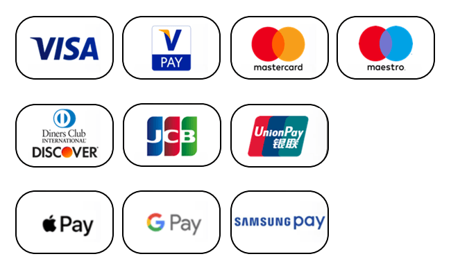 Logos of supported brands